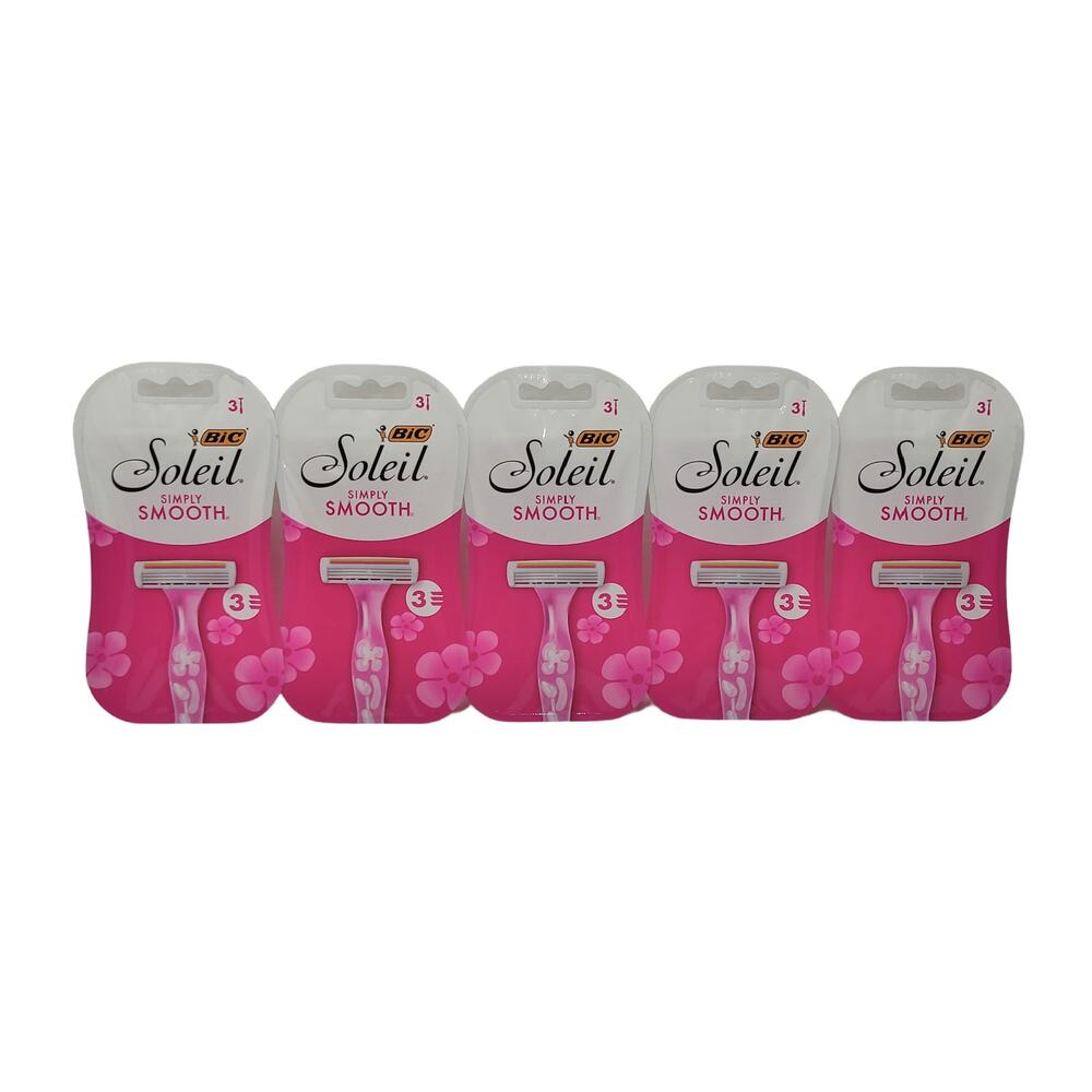 BIC Soleil Simply Smooth Disposable Razors - 5 Packs